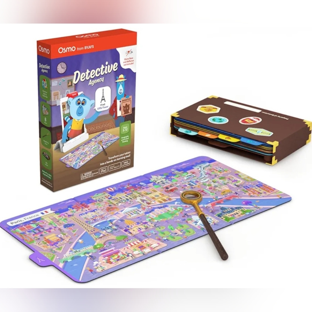 NIB Osmo - Detective Agency - Ages 5-12 - Solve Global Mysteries - Educational